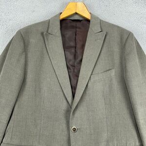 Banana Republic Blazer Mens 44R Grey Tessuti Sondrio Tailored‎ Fit Sport Coat